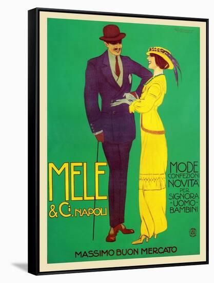 Style of Married Couples-Luigi Emilio Caldanzano-Framed Stretched Canvas