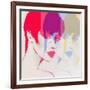 Style Woman Portrait. Abstract Fashion Watercolor Illustration-Anna Ismagilova-Framed Art Print