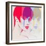 Style Woman Portrait. Abstract Fashion Watercolor Illustration-Anna Ismagilova-Framed Art Print