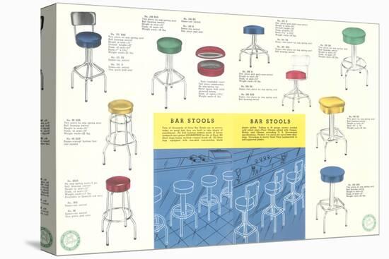 Styles of Bar Stools-null-Stretched Canvas