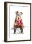 Stylish Airedale Terrier-Lanie Loreth-Framed Art Print