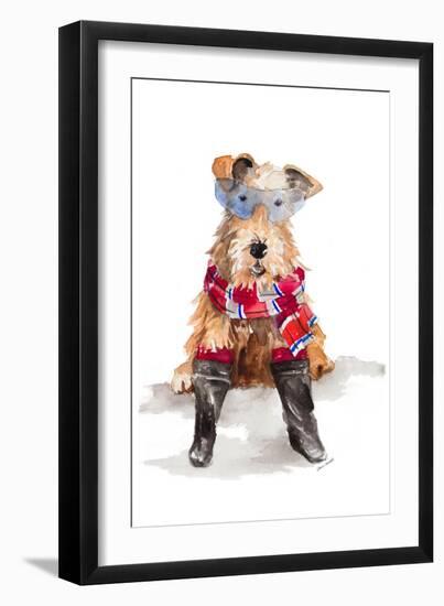 Stylish Airedale Terrier-Lanie Loreth-Framed Art Print