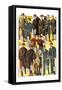 Stylish Boys and Youths with Suits and Coats-null-Framed Stretched Canvas