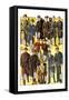 Stylish Boys and Youths with Suits and Coats-null-Framed Stretched Canvas