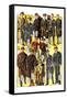 Stylish Boys and Youths with Suits and Coats-null-Framed Stretched Canvas