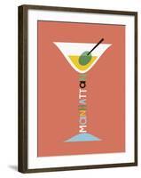 Stylish Cocktails - Manhattan-Sophie Ledesma-Framed Giclee Print