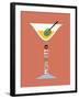 Stylish Cocktails - Manhattan-Sophie Ledesma-Framed Giclee Print