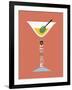 Stylish Cocktails - Manhattan-Sophie Ledesma-Framed Giclee Print