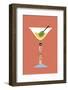 Stylish Cocktails - Manhattan-Sophie Ledesma-Framed Art Print