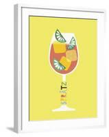 Stylish Cocktails - Spritz-Sophie Ledesma-Framed Giclee Print