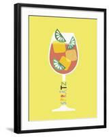 Stylish Cocktails - Spritz-Sophie Ledesma-Framed Giclee Print