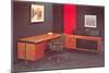 Stylish Office Furniture-null-Mounted Art Print