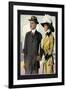 Stylish Pair-null-Framed Art Print