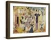 Stylish Ruins (detail)-Paul Klee-Framed Giclee Print