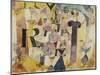 Stylish Ruins (detail)-Paul Klee-Mounted Giclee Print