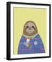 Stylish Sloth-Archie Stone-Framed Giclee Print