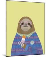 Stylish Sloth-Archie Stone-Mounted Giclee Print