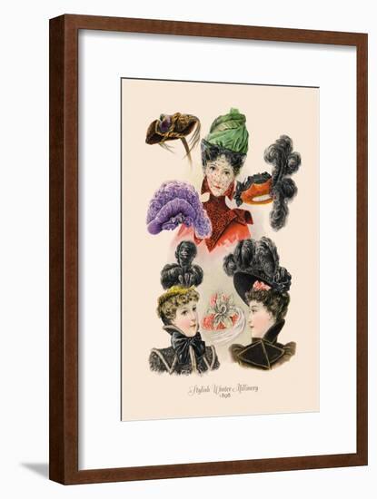 Stylish Winter Millinery-null-Framed Art Print