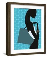 Stylish Woman-null-Framed Giclee Print