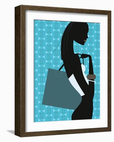 Stylish Woman-null-Framed Giclee Print