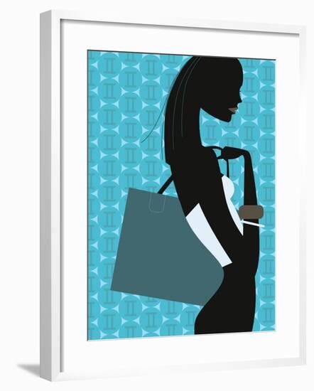 Stylish Woman-null-Framed Giclee Print