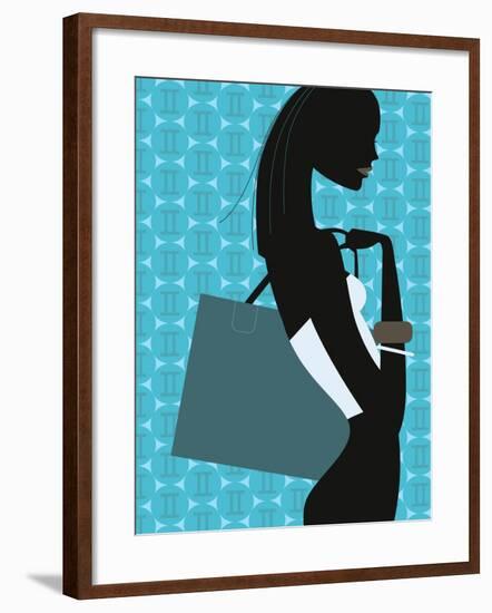 Stylish Woman-null-Framed Giclee Print