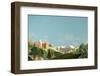 Stylized Alpine Landscape Made of Wool-KREUS-Framed Photographic Print