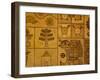 Stylized Art Tiles Typical of Fernando Llort's Work, San Salvador, El Salvador-Cindy Miller Hopkins-Framed Photographic Print