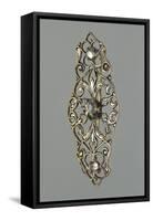 Stylized Floral Motif Bijou, Late 1950s-null-Framed Stretched Canvas