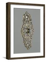 Stylized Floral Motif Bijou, Late 1950s-null-Framed Giclee Print