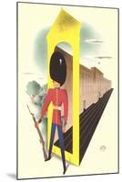 Stylized Guard, Buckingham Palace-null-Mounted Art Print