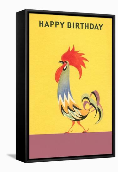 Stylized Rooster-null-Framed Stretched Canvas