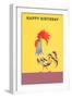 Stylized Rooster-null-Framed Premium Giclee Print