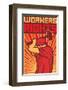 Stylized Workers Rights Poster-null-Framed Premium Giclee Print