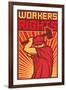 Stylized Workers Rights Poster-null-Framed Art Print