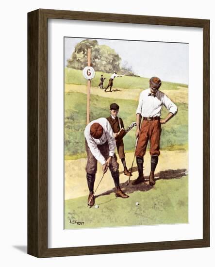 Stymied-Arthur Burdett Frost-Framed Art Print