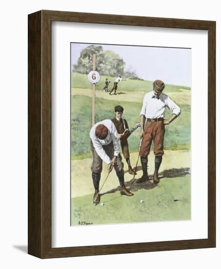 Stymied-Arthur Burdett Frost-Framed Art Print