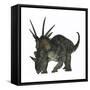 Styracosaurus, a Herbivorous Ceratopsian Dinosaur-null-Framed Stretched Canvas