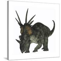 Styracosaurus, a Herbivorous Ceratopsian Dinosaur-null-Stretched Canvas