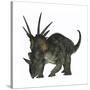 Styracosaurus, a Herbivorous Ceratopsian Dinosaur-null-Stretched Canvas