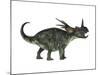 Styracosaurus, a Herbivorous Ceratopsian Dinosaur-null-Mounted Art Print