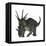 Styracosaurus, a Herbivorous Ceratopsian Dinosaur-null-Framed Stretched Canvas