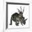 Styracosaurus Dinosaur-Stocktrek Images-Framed Art Print