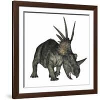 Styracosaurus Dinosaur-Stocktrek Images-Framed Art Print