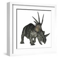 Styracosaurus Dinosaur-Stocktrek Images-Framed Art Print