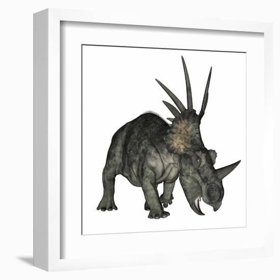 Styracosaurus Dinosaur-Stocktrek Images-Framed Art Print