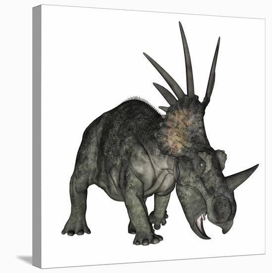 Styracosaurus Dinosaur-Stocktrek Images-Stretched Canvas