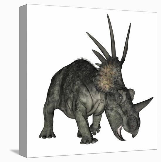 Styracosaurus Dinosaur-Stocktrek Images-Stretched Canvas