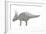 Styracosaurus Pencil Drawing with Digital Color-Stocktrek Images-Framed Art Print
