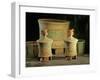 Sub-Jaguar Tomb and Offering Vessels, Maya, Copan, Honduras-Kenneth Garrett-Framed Photographic Print